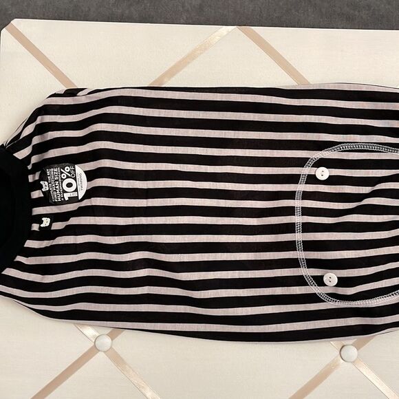 SILVER PAW DOG PJs BLACK and GRAY STRIPE SIZE LARGE - Picture 12 of 13